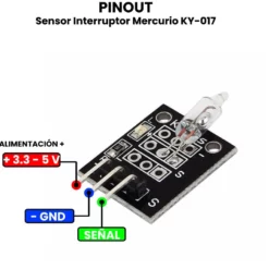 AR0035 - Sensor Interruptor Mercurio KY-017 PINOUT_1