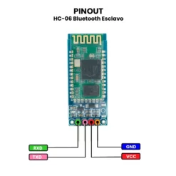 AR0065 - HC-06 Bluetooth Esclavo PINOUT