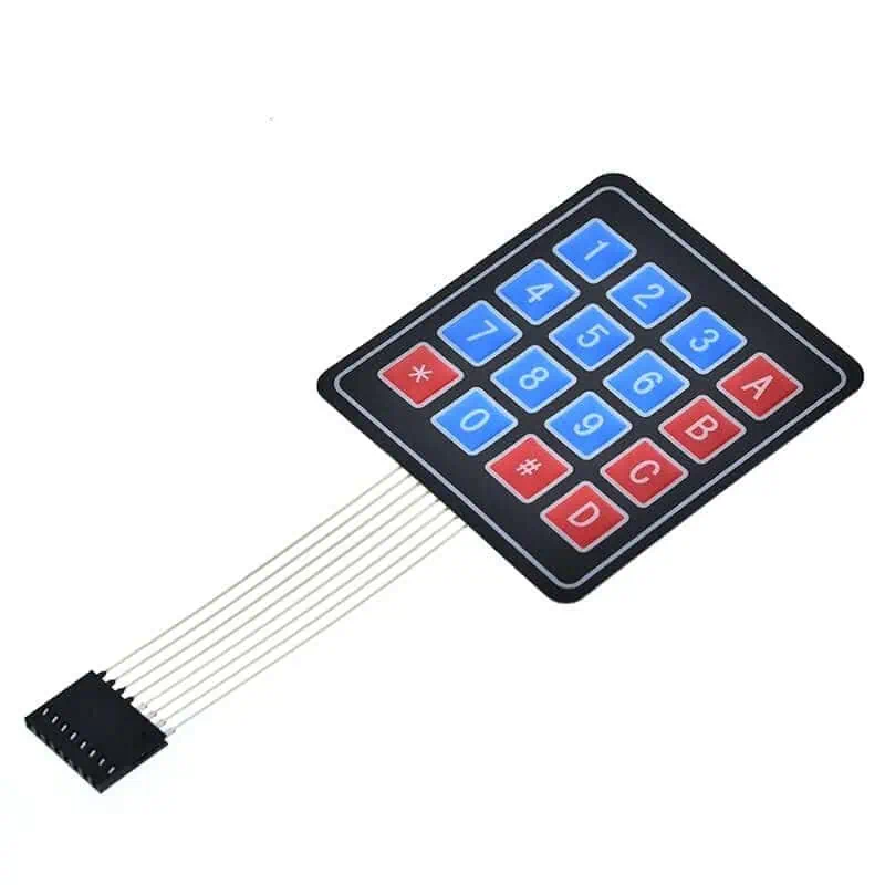 AR0216 - Teclado Matricial 4x4 Numérico Tipo Membrana Principal