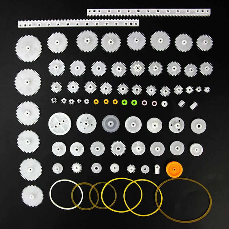 Juego de engranes de Plástico 8-56 dientes