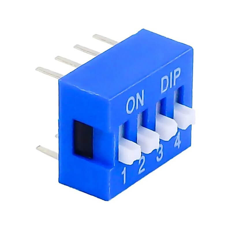 Dip Switch 4 Posiciones