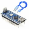 Nano ATMEGA328P Tarjeta de Desarrollo - Mini USB con Cable y Pines Soldados