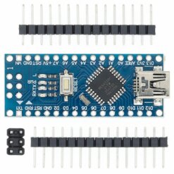 Nano ATMEGA328P Tarjeta de Desarrollo - Mini USB sin Cable con Headers Macho