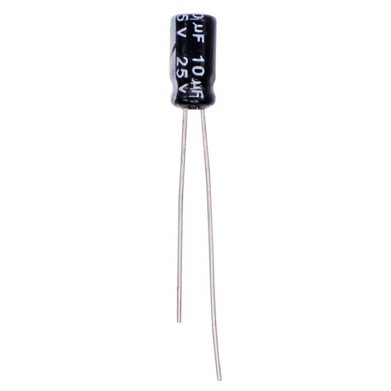 Capacitor Electrolítico 10 uF 25V