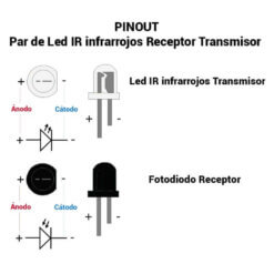 Par de Led IR PINOUT