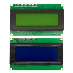 DIsplay LCD 20x4 con I2C Fondo Amarillo y Azul
