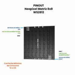 Neopixel Matriz 8x8 CJMCU WS2812 5050 RGB LED