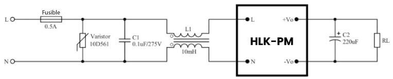 HLK-PM Convertidor AC DC