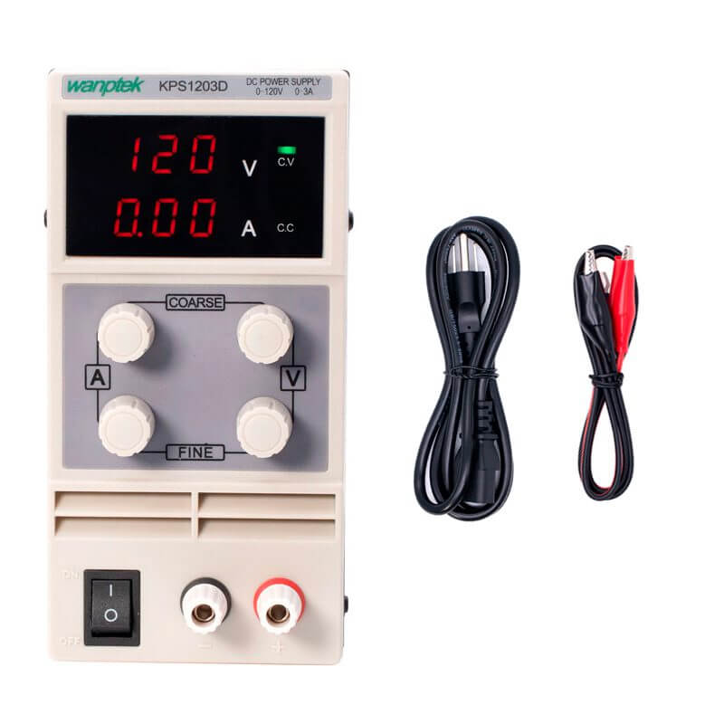 KPS1203D Fuente de Alimentación de Laboratorio 120V 3A