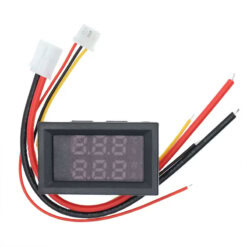 Voltímetro 100V Amperímetro 10A DC Display Digital