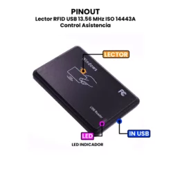 AR0680 - Lector RFID USB 13 PINOUT