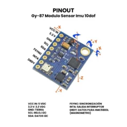 AR0774 - Gy-87 Modulo Sensor Imu 10dof PINOUT