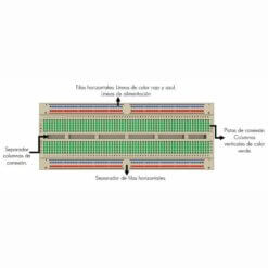 Alternative view of Protoboard de Ensamble Deslizable, 1 Bloque Y 2 Ti 509-015