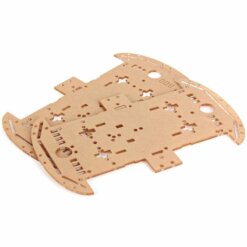 Kit Carrito 4WD Robot Seguidor Lineas Con Accesorios