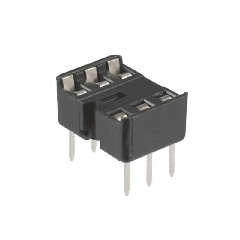 Base Socket 6 Pines IC Dip-6 Slim