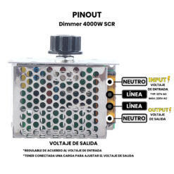 Dimmer 4000W SCR Pinout