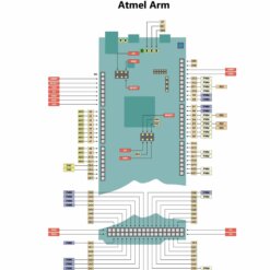 Alternative view of Due Core ATmel Arm compatible con Arduino