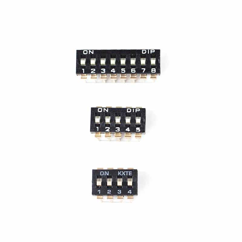 Dip Switch Negro 2.54mm