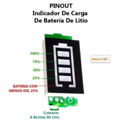 Indicador De Carga De Batería De Litio