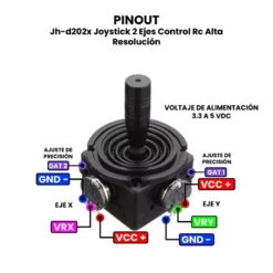AR1183 - Jh-d202x Joystick 2 Ejes Control Rc Alta Resolución PINOUT