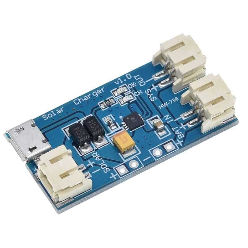 CN3065 Cargador Solar para Bateria de Litio