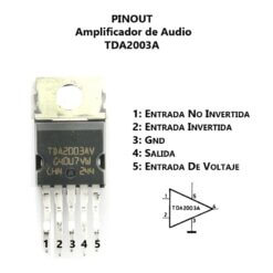 TDA2003A Amplificador de audio