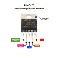 AR1230-TDA2050-Amplificador-de-audio-PINOUT