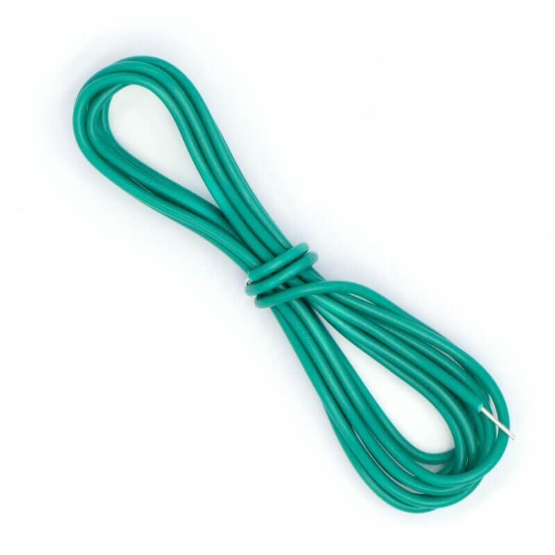 Alambre Estañado 24AWG Verde