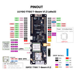 TTGO LORA ESP32 - Pinout2