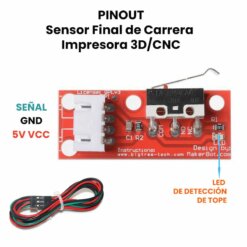 Alternative view of Sensor Final de Carrera Limit Switch End Stop Impresora 3d Cnc