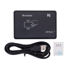 Lector De Tarjetas ID RFID 125KHz USB Control de Asistencia EM4100