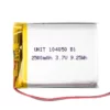 Batería LiPo 3.7V 2500mA 104050 UNIT