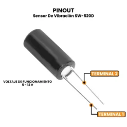 AR1671 - Sensor De Vibracion SW-520D PINOUT