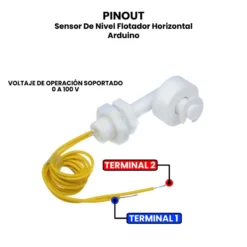 AR1709 - Sensor De Nivel Flotador Horizontal Arduino PINOUT