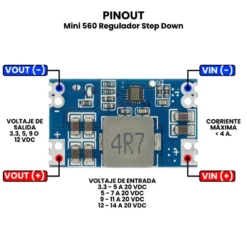 AR1860 - Mini 560 Regulador PINOUT