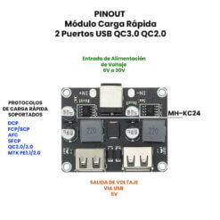 MH-KC24-2 Módulo Carga Rápida