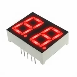 Display 2 Dígitos 7 Segmentos Rojo Ánodo / Cátodo Común