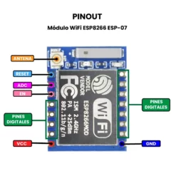 ESP8266 ESP07 Pinout