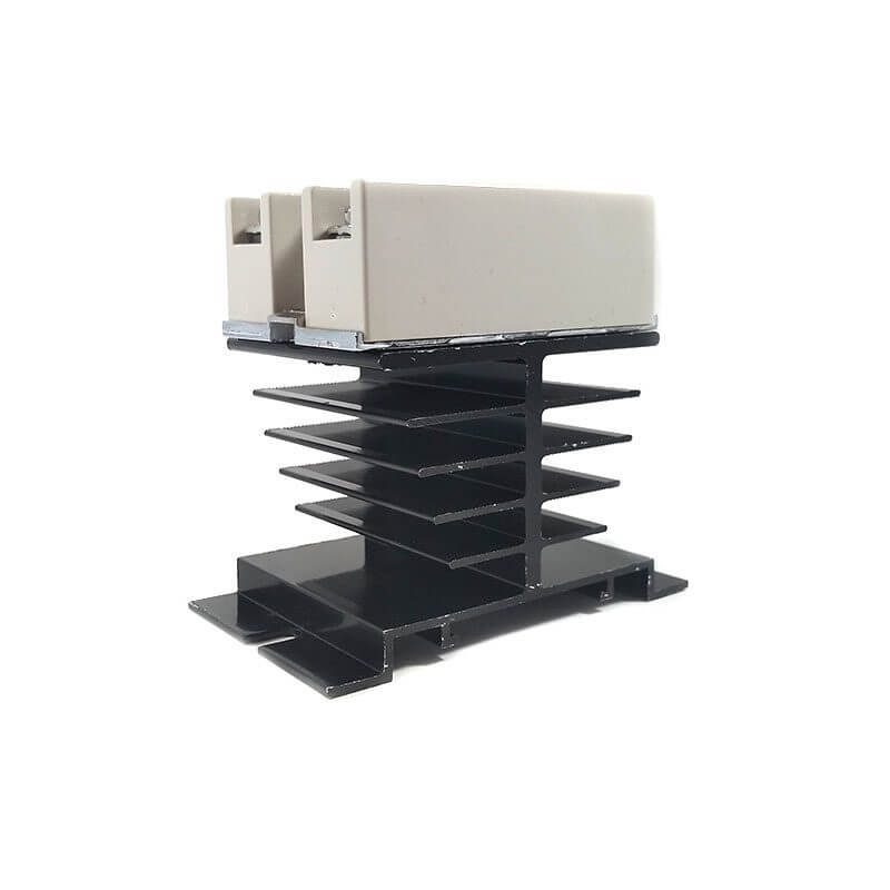 Disipador de Calor SSR Relevador Estado Solido Aluminio