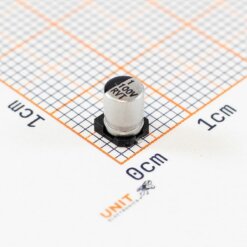 Alternative view of Capacitor Electrolítico 1uF 100V SMD
