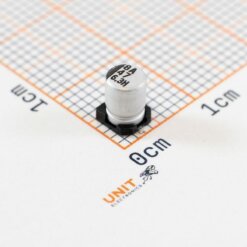 Alternative view of Capacitor Electrolítico 47uF 6.3V SMD