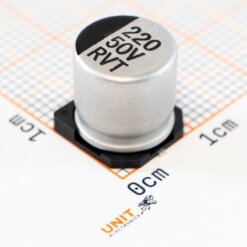 Capacitor electrolítico 220uF 50V SMD V2