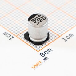 Alternative view of Capacitor Electrolítico 470uF 10V SMD