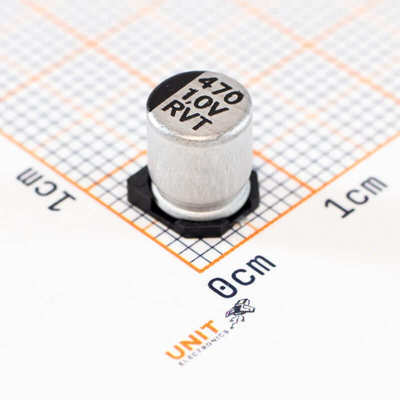 Capacitor Electrolítico 470uF 10V SMD - Imagen 2