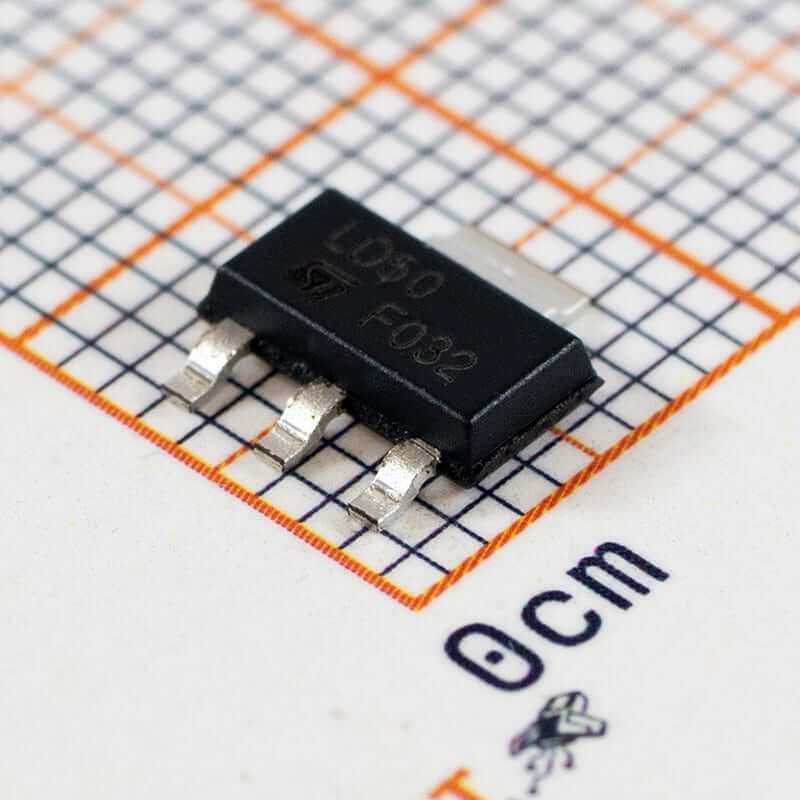 LD1117S50CTR Regulador de Voltaje 5V 800mA SMD - Imagen 2