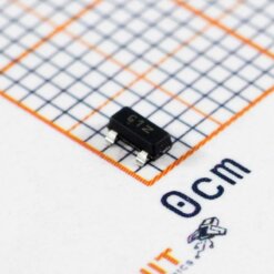 Alternative view of MMBT5551LT1G Transistor NPN 600mA 160V