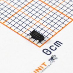 Alternative view of BSS123 Mosfet N 100v 200mA SMD