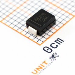 Alternative view of S2M Diodo 1000V 2A SMB