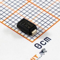 Alternative view of SMAZ12-13-F Zener 12V 1W SMA