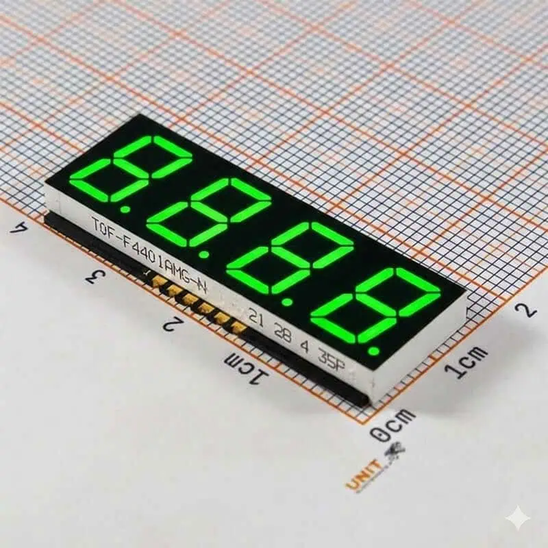 AR2238-7-segmentos-cuadruple-0.39-azul-SMD-TOF-F4401AMG-N-